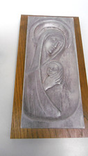 Vergine Bambino Placca