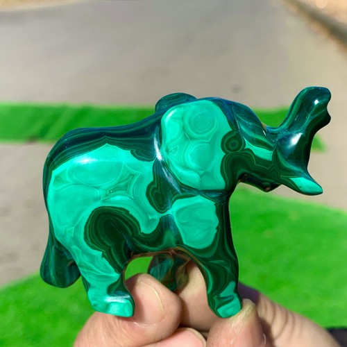 99g natural glossy malachite - glossy,