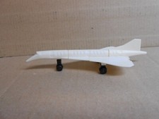 KINDER FERRERO: AEREO SUPERSONICO CONCORDE AIR FRANCE BIANCO  1989 SENZA SCRITTE