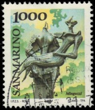 San marino 1132 sculture - san,