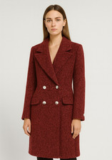 CAPPOTTO DOPPIOPETTO  Lungo In  BOUCLE REGULAR FIT -  Collezione Autunno/Inverno