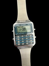 Raro Orologio con calcolatrice