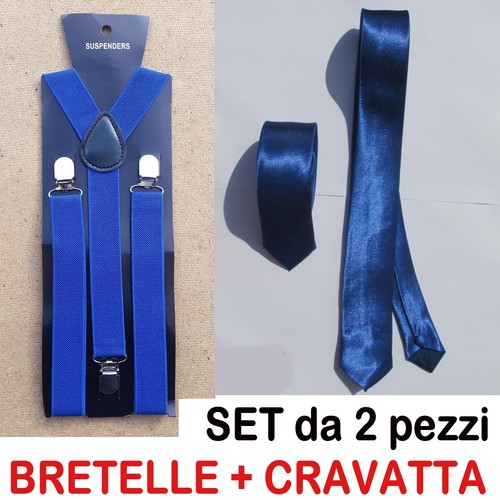 Bretelle cravatta slim 5cm - cravatta,