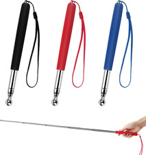 3 Pezzi Puntatore Telescopica,Bacchetta Telescopica Allungabile in Acciaio Inox 