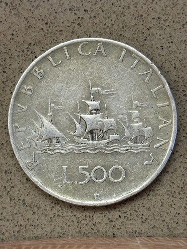 Moneda italia 500 liras - ,
