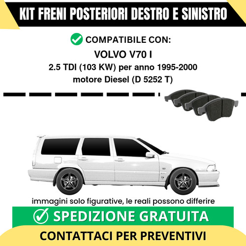 Pastiglie freno posteriori - pastiglie,