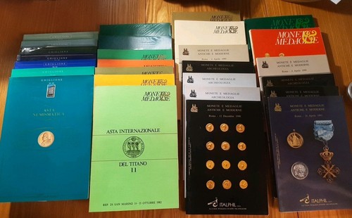 Lotto cataloghi aste monete - cataloghi,