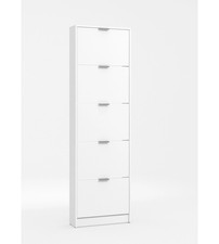 SCARPIERA BIANCA CON 5 ANTE