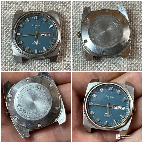 Whale bulova 23j - 1971, blue