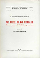 Coppola,Nunzio (a cu - Carteggi di Vittorio Imbriani. Voci di esuli politici mer