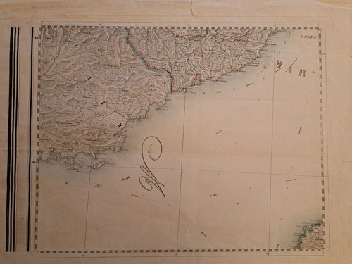 Lotto carta geografica - carta,