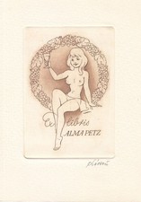 Exlibris Bookplate Radierung