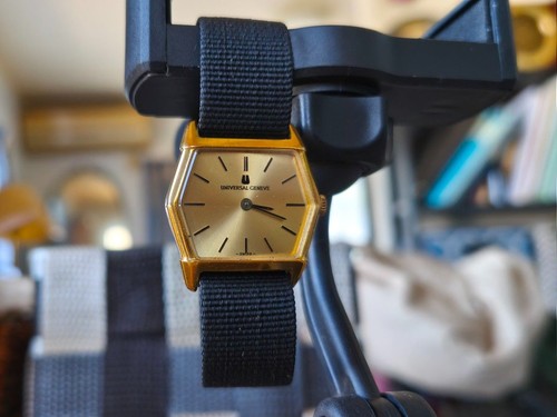 Orologio vestito esagonale