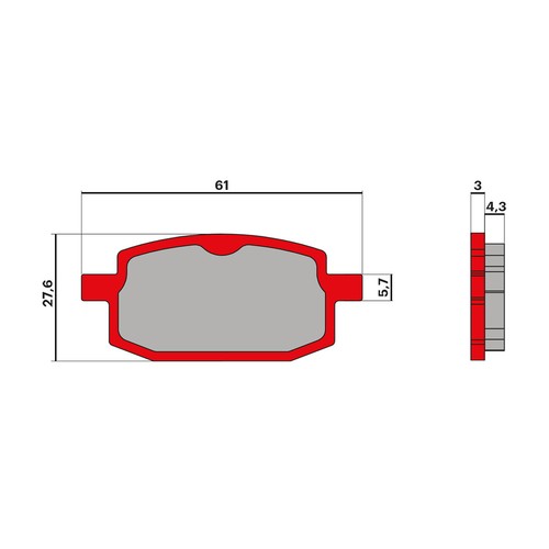 Pastiglie freno malossi brake - pastiglie,