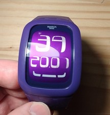Montre Numerique Violet Swatch