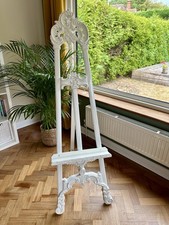 Cavalletto in legno bianco 160 cm - enorme supporto porta quadri piano matrimonio