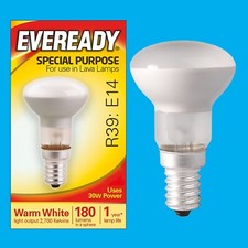 8x 30W R39 Eveready