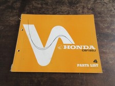 Honda CB125J CB125 J 1977 OEM Parts list catalogue catalogo ricambi