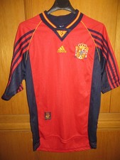 maglia calcio vintage Spagna nazionale Spagnola 1998 mondiali Francia 98 Adidas 