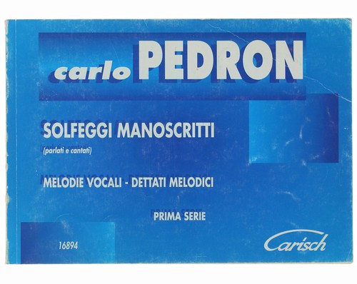 Solfeggi manoscritti parlati - solfeggi,