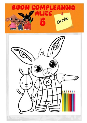 Kit colorare bing friends - kit, e