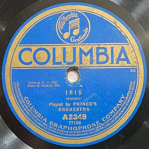 Rpm columbia a2349 - columbia,