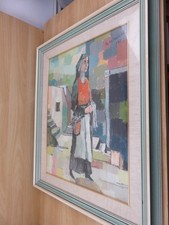 vecchio quadro dipinto a mano