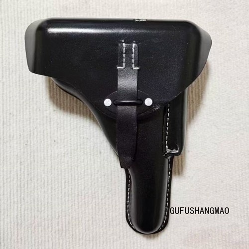 Fondina tedesca pelle nera - tedesca, in