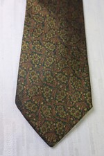 FENDI ROMA 100% SETA SILK TIE CRAVATTA NECKTIE MADE ITALY VINTAGE CLASSIC