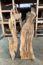 Coppia di tavole di legno di