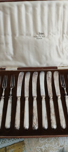 Antico set posate sheffield - set,