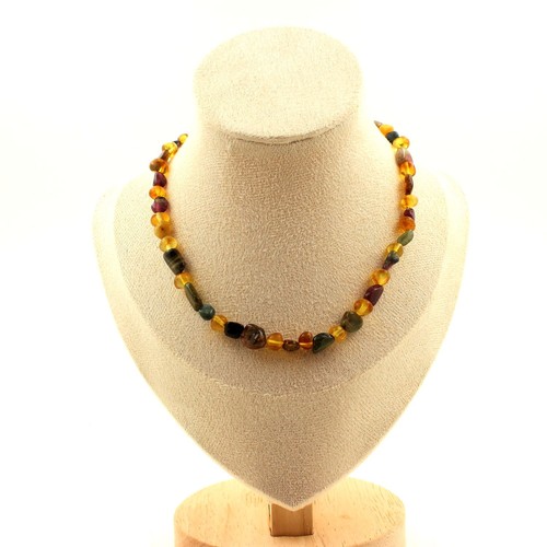 Collana perle ambra autentica - perle,