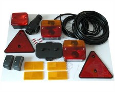 Kit luci rimorchio tutte le luci, riflettori, spina 13 poli rimorchio