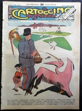 CCARTOCCINO dei PICCOLI 256 - 1935  PAPER CUT OUT  Camera da letto BAMBINI