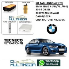 TAGLIANDO 4 FILTRI TECNECO BMW