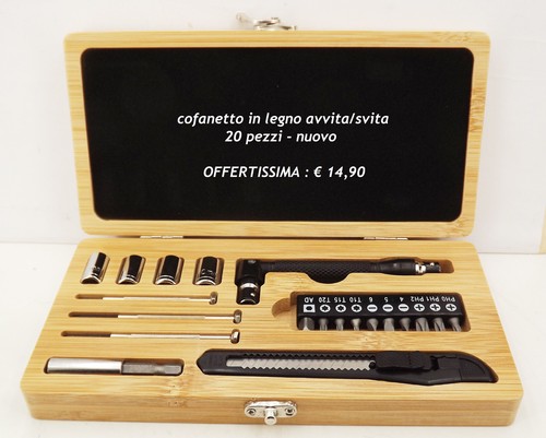 Set cofanetto legno - in, di