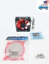 Enermax 80mm RED LED 3pin 12V