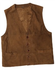 Gilet uomo vintage scamosciato