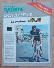 Encart Poster Encyclopédie MIROIR du CYCLISME N° 250 - F. MOSER - Mai 1978