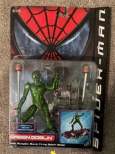 TOY BIZ MARVEL - Goblin verde, 2002 nuovo con scatola: spedizione gratuita