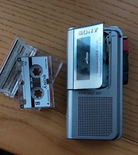 Sony M 475 Micro Cassette Corder Recorder Parzialmente Funzionante, vedi video