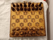 Scacchiera In Legno Fatta A