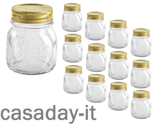 Vaso vetro barattolo4 quattro - vaso,