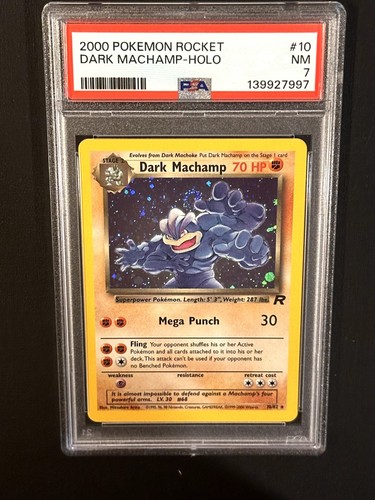 Dark machamp holo - (10), rare