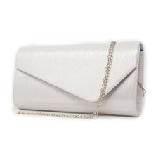 Pochette argento cerimonia