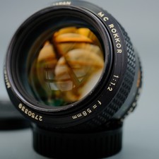 Minolta rokkor 58mm 2 - minolta, f/1.2