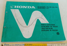 catalogo ricambi parts catalogue originale n5 1986 Honda XL 600 R  d e f g h L