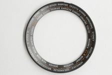 Seiko Rare place name dial & indicator wheel 6117-6400 World Time Genuine NOS