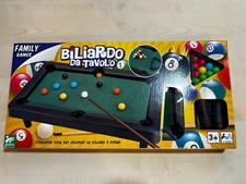 Carambola mini biliardo da tavolo gioco bambini 2 stecche 11palline