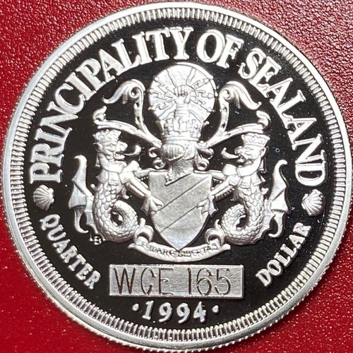 1994 sealand dollaro - sealand, 1/4